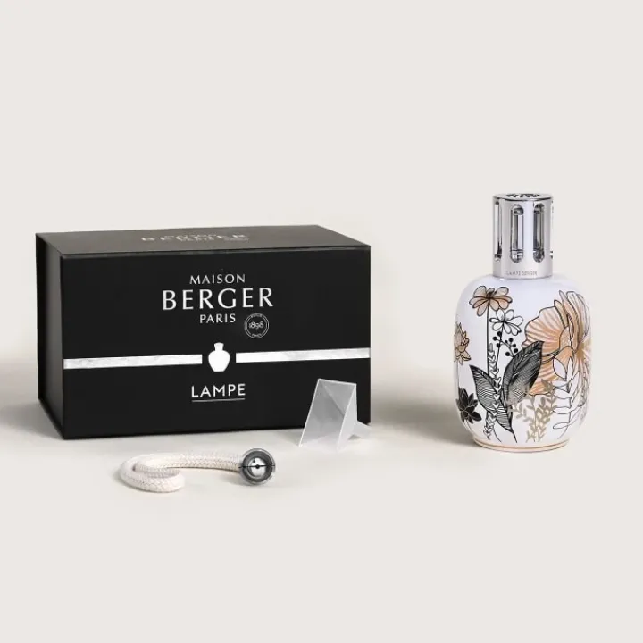 Maison Berger Paris Porcelaine Blanche Végétale Lampe Berger