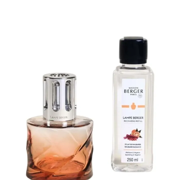 Maison Berger Paris Spirale Rose Ambré Coffret Lampe Berger
