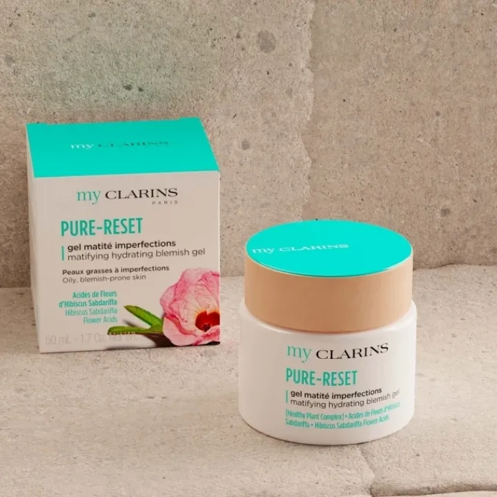 CLARINS My Pure-Reset Gel Matité Imperfections - Peaux Grasses et Imperfections