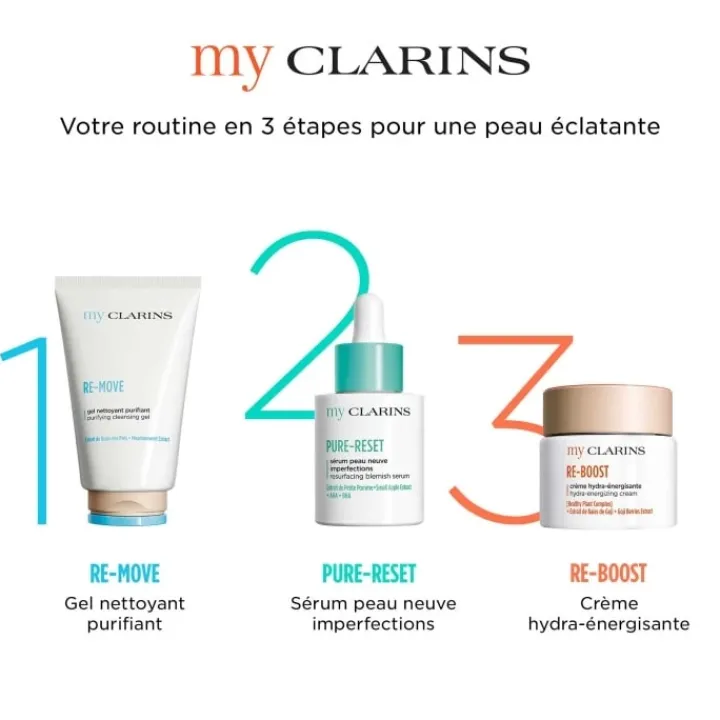 CLARINS My PURE-RESET Sérum peau neuve imperfections - Peaux grasses et à imperfections