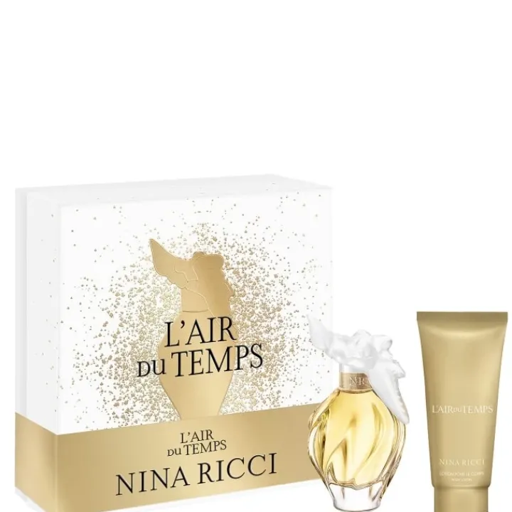 Femme NINA RICCI Air du Temps Coffret Eau de Toilette et Lait pour le Corps