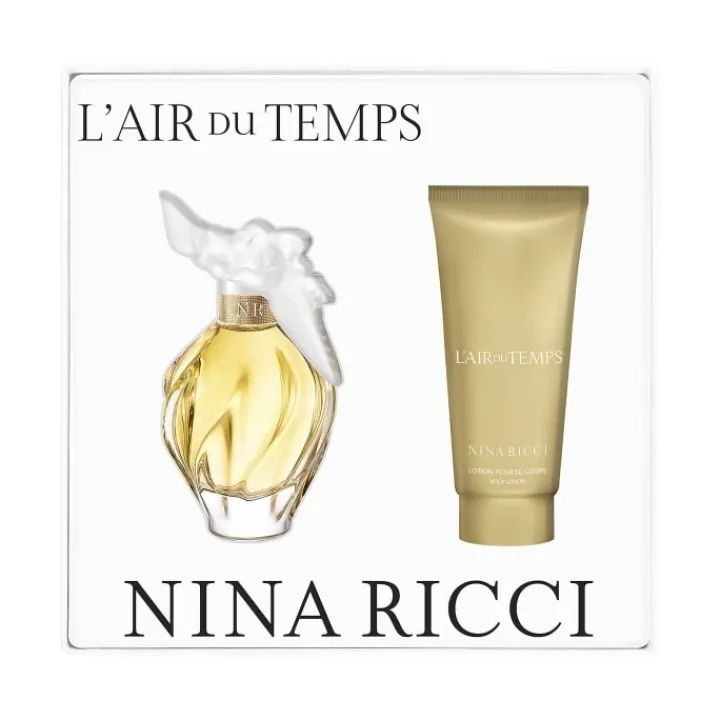 Femme NINA RICCI Air du Temps Coffret Eau de Toilette et Lait pour le Corps