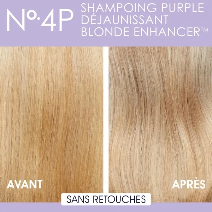 Olaplex N°4P Shampooing Purple - Tonifiant Blonde Enhancer