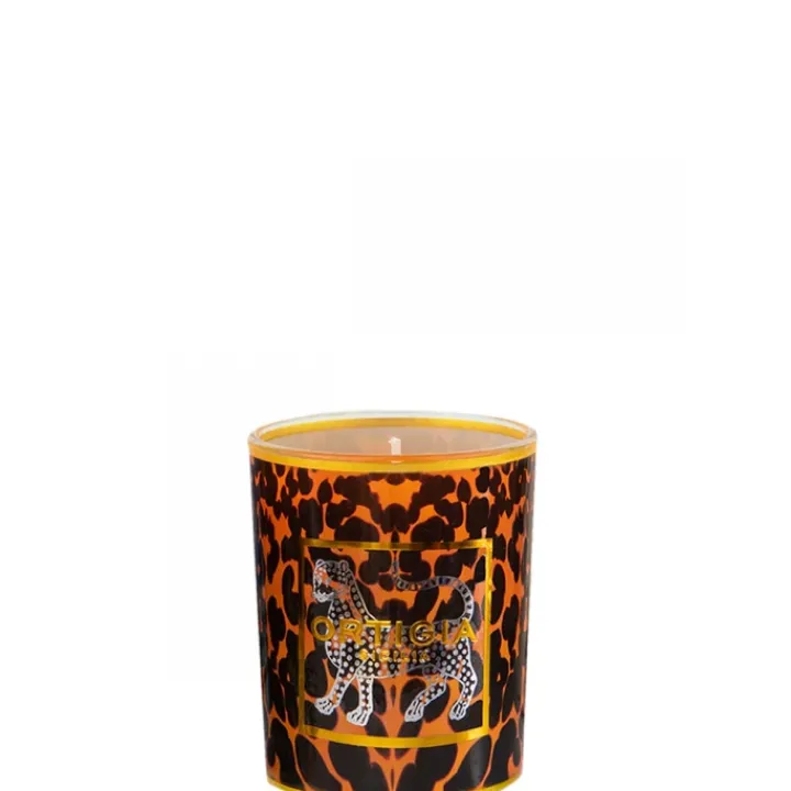 Ortigia Sicilia Ambra Nera Bougie Parfumée Décorée