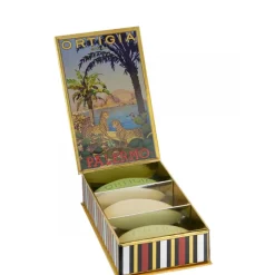 Femme Ortigia Sicilia City Box Palermo                Coffret de 3 Savons Parfumés