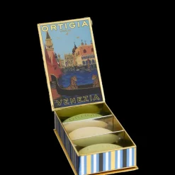 Femme Ortigia Sicilia City Box Venezia                Coffret de 3 Savons Parfumés