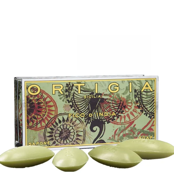 Ortigia Sicilia Fico d'India Coffret de 4 Savons Parfumés