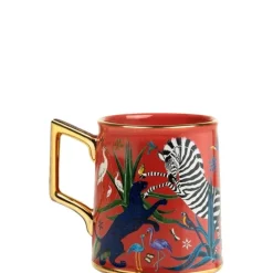 Ortigia Sicilia Jungle Corallo                Mug en Céramique