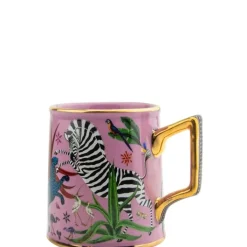 Ortigia Sicilia Jungle Pink                Mug en Céramique