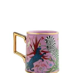 Ortigia Sicilia Jungle Pink                Mug en Céramique