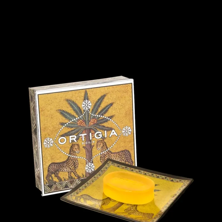 Ortigia Sicilia Zagara Assiette en Verre & Savon