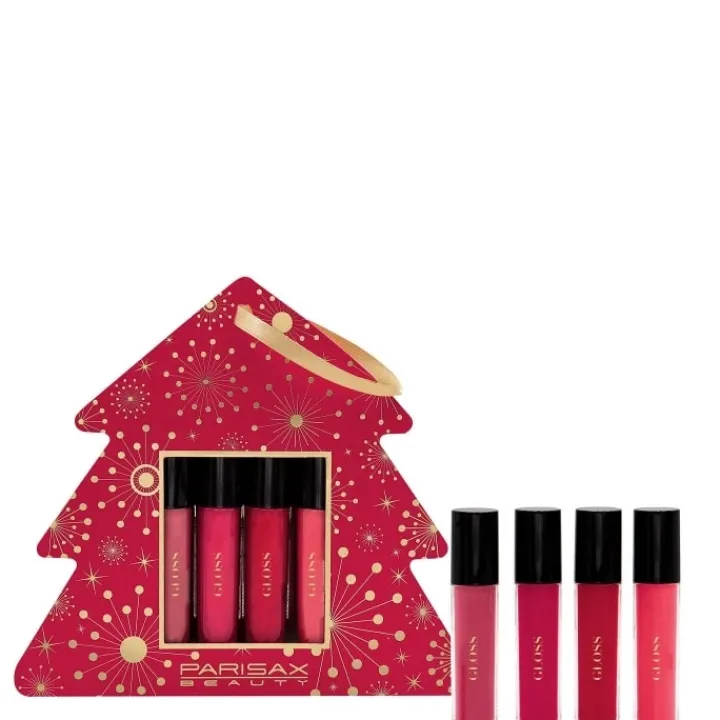 Parisax Coffret Gloss Sapin avec accroche noeud Coffret Maquillage