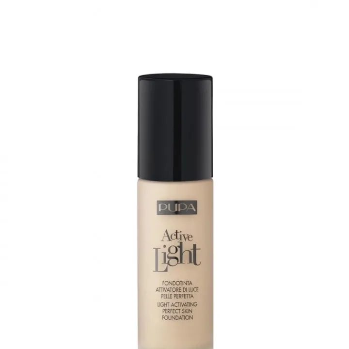 Pupa Active Light Fond de Teint Activateur de Lumière Peau Parfaite SPF 10
