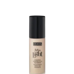 Pupa Active Light Fond de Teint Activateur de Lumière Peau Parfaite SPF 10