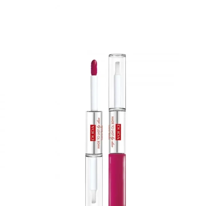 Pupa Made To Last Lip Duo Rouge à lèvres liquide avec top coat. Waterproof. Longue tenue