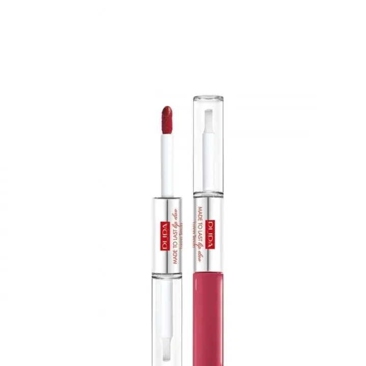Pupa Made To Last Lip Duo Rouge à lèvres liquide avec top coat. Waterproof. Longue tenue