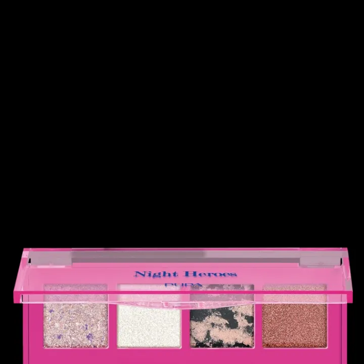 Pupa Night Heroes Palette 4 Fards à Paupières Finitions Multiples
