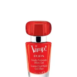 Pupa Vamp! Vernis à Ongles Parfumé Effett Gel                Vernis parfumé effet gel à la fragrance rouge