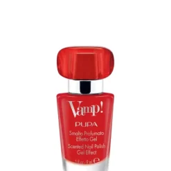 Pupa Vamp! Vernis à Ongles Parfumé Effett Gel                Vernis parfumé effet gel à la fragrance rouge