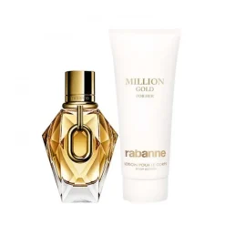Femme RABANNE Million Gold for Her                Coffret Eau de Parfum et Lotion Corps