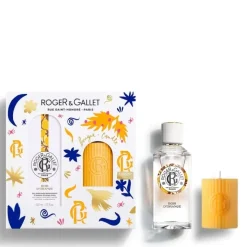 Femme Roger&Gallet Bois d'Orange                Coffret Eau Parfumée Bienfaisante - Bougie Parfumée