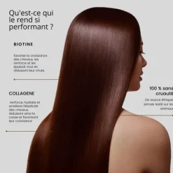 RoseBaie Paris Biotine x Collagène Sérum Réparation, Pousse et Reconstruction