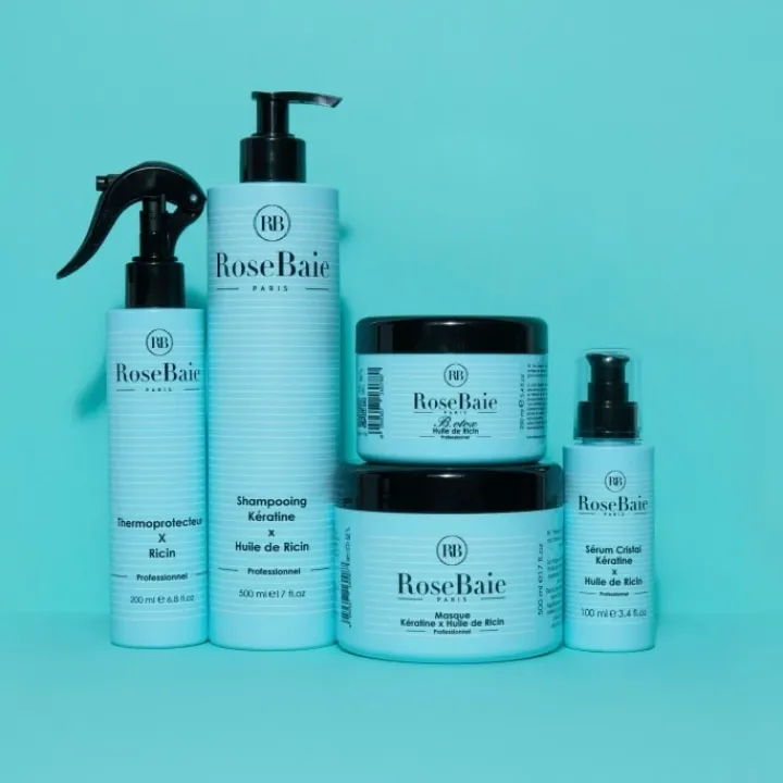 RoseBaie Paris Kératine x Huile de Ricin Masque Réparateur