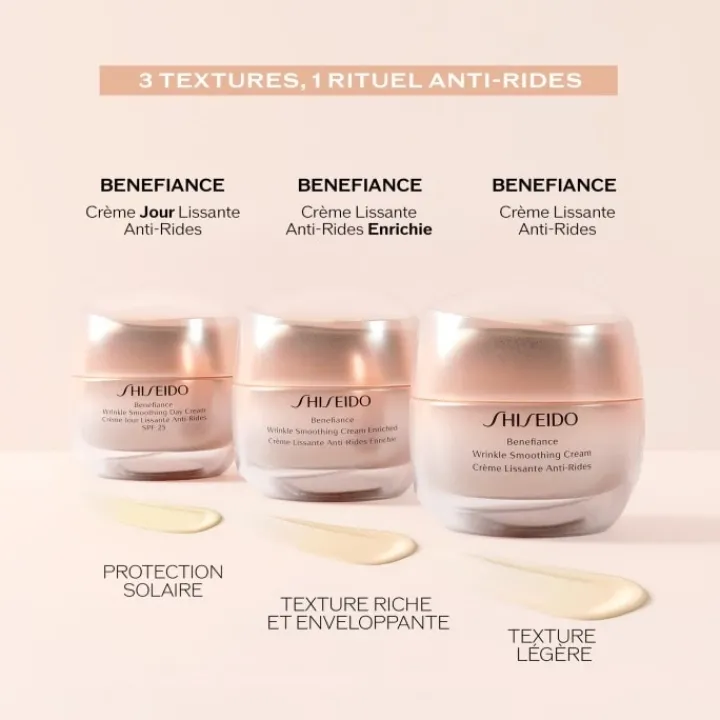 SHISEIDO Benefiance Crème Lissante Anti-Rides Enrichie