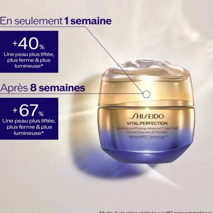 SHISEIDO Vital Perfection Crème Soyeuse Lift Fermeté - Recharge