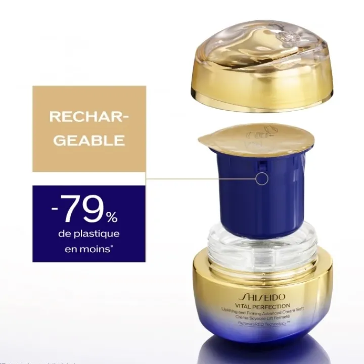 SHISEIDO Vital Perfection Crème Soyeuse Lift Fermeté - Recharge