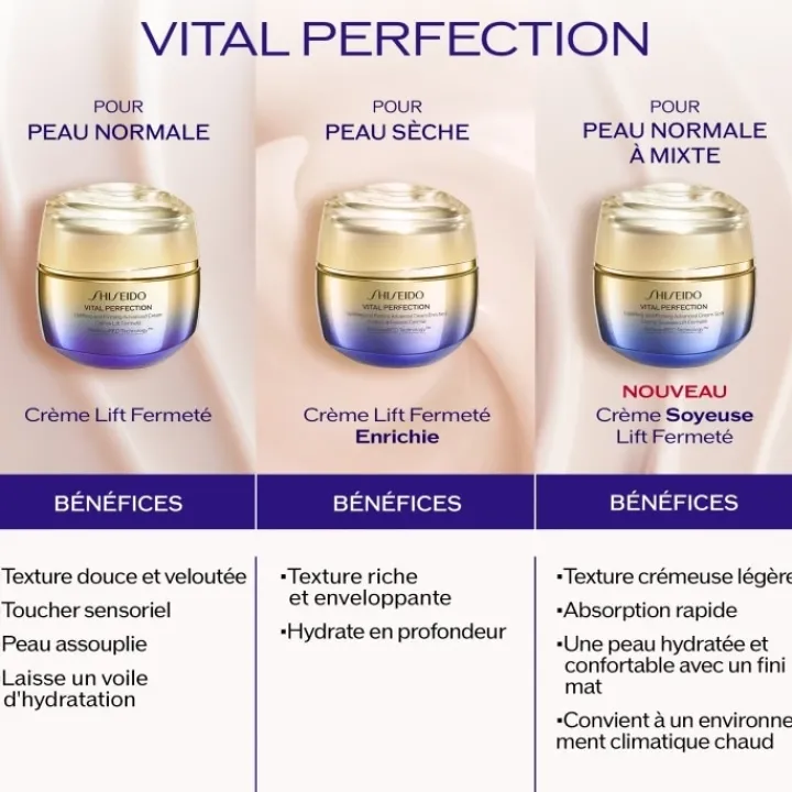 SHISEIDO Vital Perfection Crème Soyeuse Lift Fermeté - Recharge