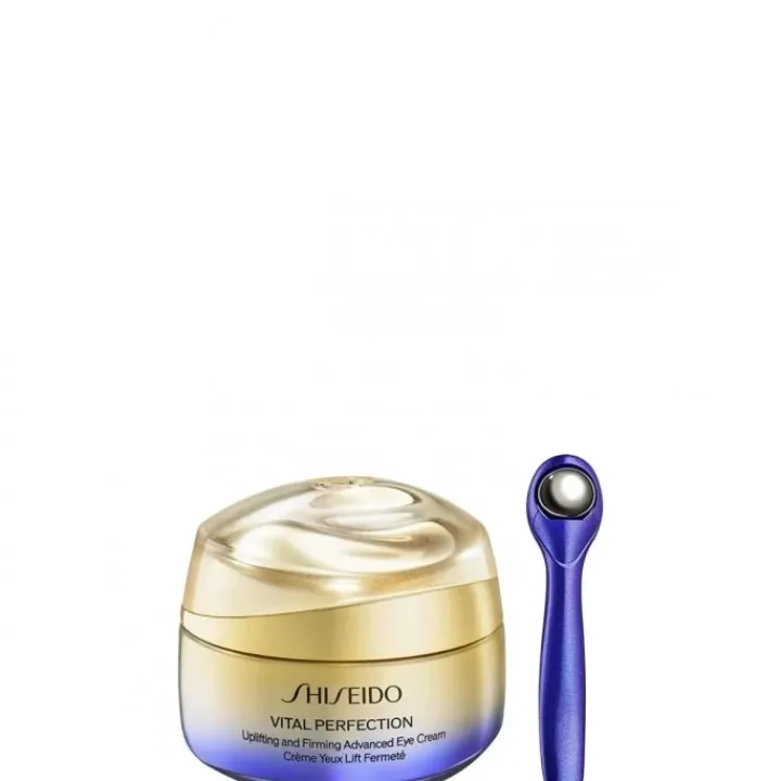 SHISEIDO Vital Perfection Crème Yeux Lift Fermeté et Outil de Massage