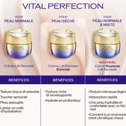 SHISEIDO Vital Perfection Crème Soyeuse Lift Fermeté