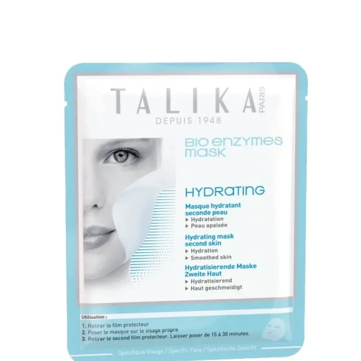 Talika Bio Enzymes Mask Hydrating Masque Hydratant Seconde Peau