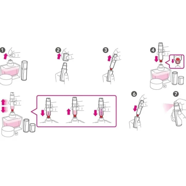 Travalo Vaporisateur de Sac Rechargeable Classic Blanc