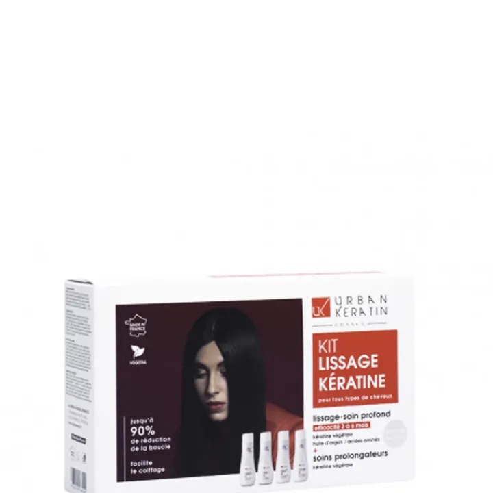 Urban Keratin Coffret Soin Cheveux Kit Lissage Kératine